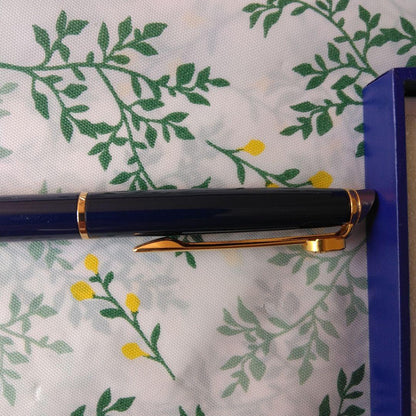 WATERMAN Hello Kitty ballpoint pen in dark blue color with Hello Kitty character design