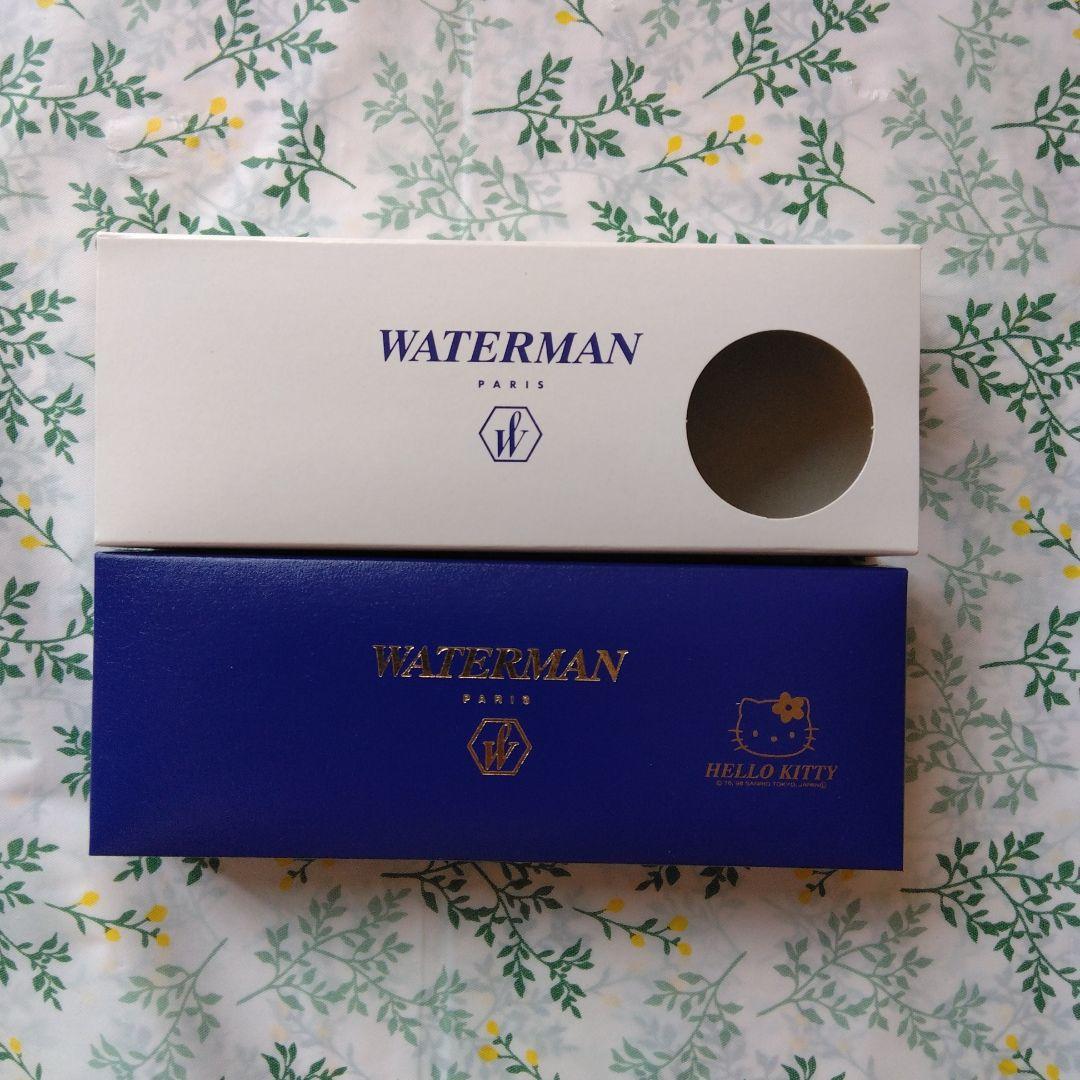 WATERMAN Hello Kitty ballpoint pen in dark blue color with Hello Kitty character design