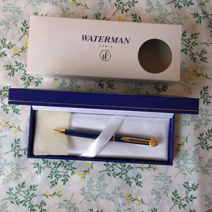 WATERMAN Hello Kitty ballpoint pen in dark blue color with Hello Kitty character design