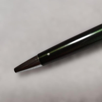 Waterman Metropolitan ballpoint pen in dark green metal with double loop clip and two additional refills