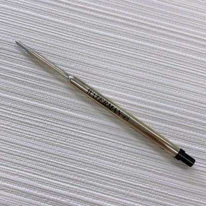 Waterman Ballpoint Pen Black Gold 023 with sleek black and gold finish, 14 cm long and 1 cm diameter