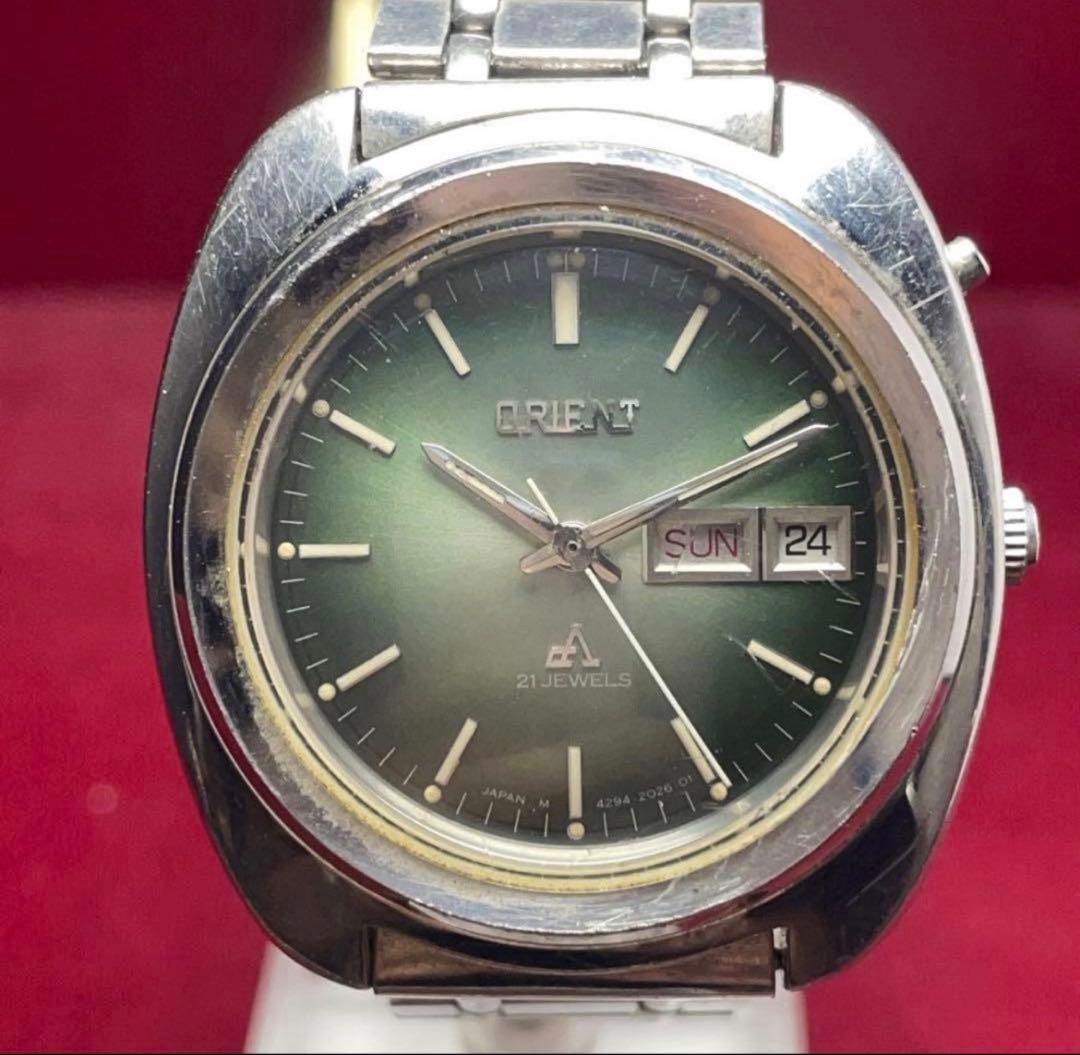 ORIENT Chrono Ace Green Automatic Men's Watch — Japanese