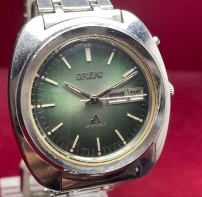 ORIENT Chrono Ace Green Automatic Men's Watch — Japanese