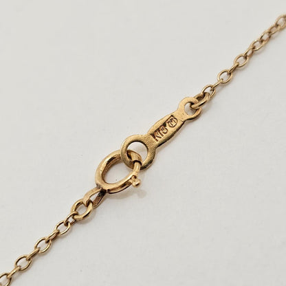 1971 Mikimoto pearl necklace with 6.3mm pearls and K18 yellow gold 40cm chain
