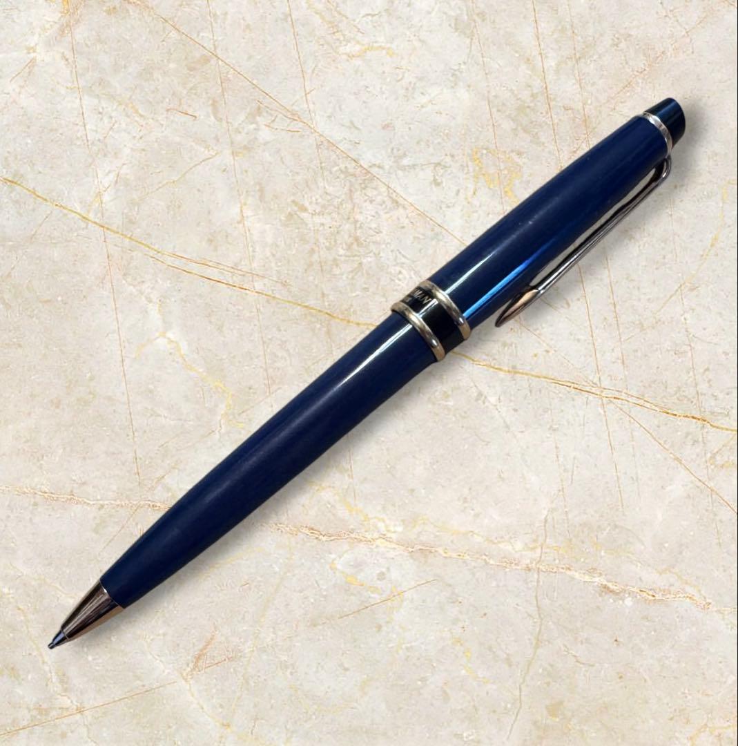 Waterman mechanical pencil made in France with sleek metallic body and fine lead tip