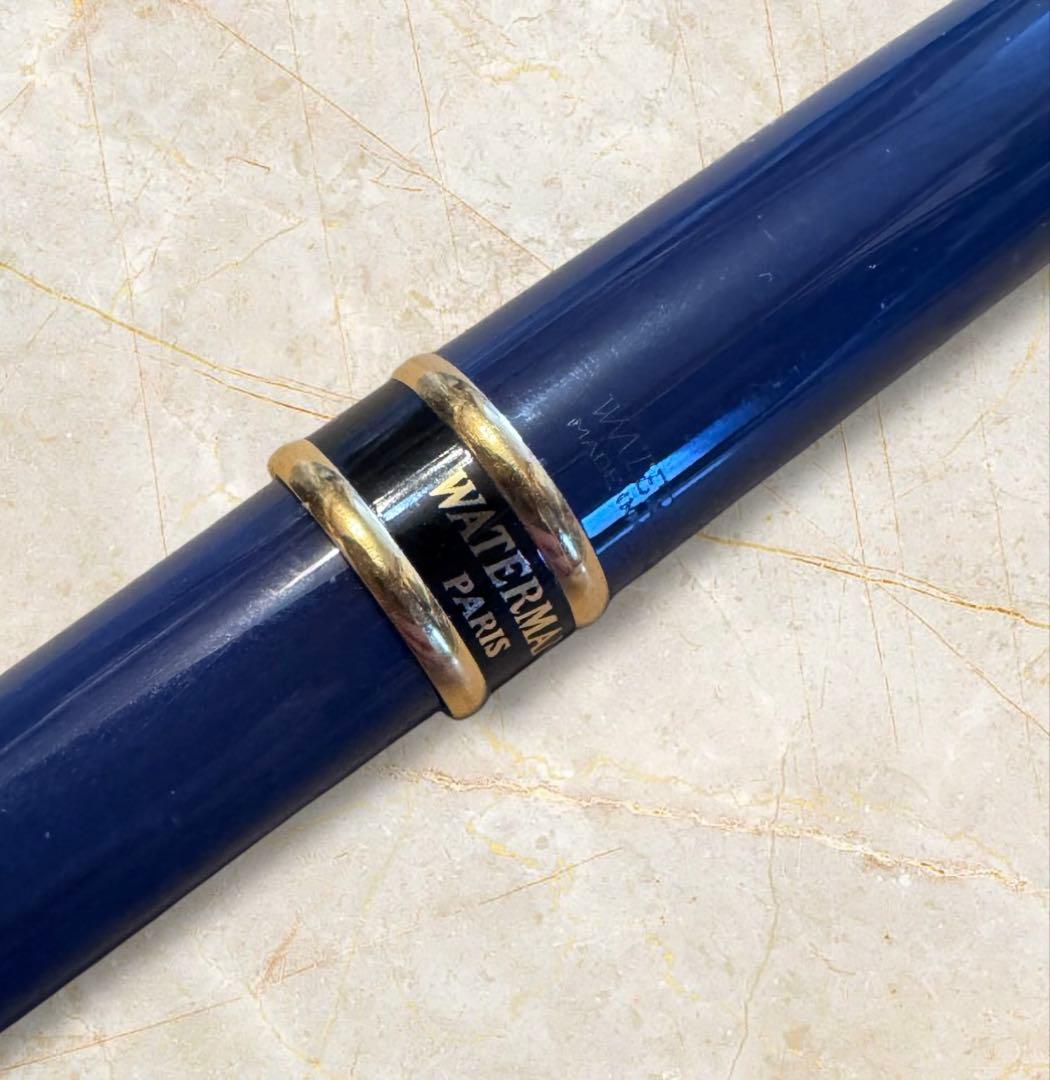 Waterman mechanical pencil made in France with sleek metallic body and fine lead tip