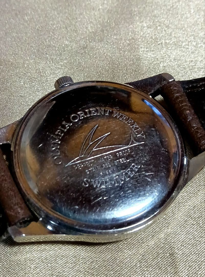 ORIENT Olympia Orient Weekly Swimmer 21 Tobiuo Manual Men's Watch — Japanese