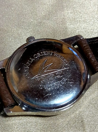 ORIENT Olympia Orient Weekly Swimmer 21 Tobiuo Manual Men's Watch — Japanese