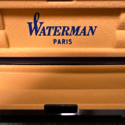 Waterman Paris ballpoint pen model B-16 in silver and gold with dedicated case