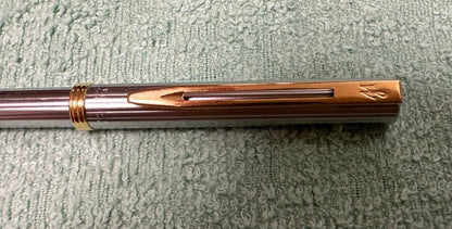 Waterman Paris ballpoint pen model B-16 in silver and gold with dedicated case