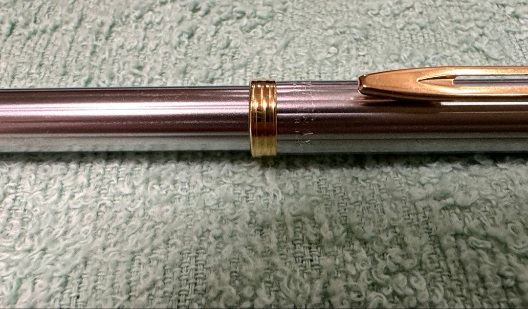 Waterman Paris ballpoint pen model B-16 in silver and gold with dedicated case