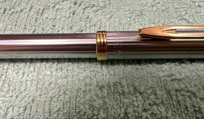 Waterman Paris ballpoint pen model B-16 in silver and gold with dedicated case