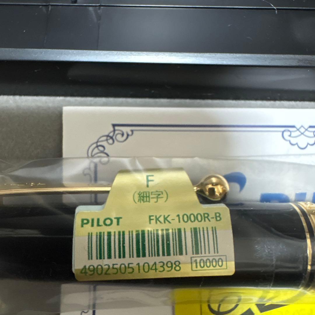 Pilot FKK-1000R-B fountain pen with fine tip and included ink cartridge