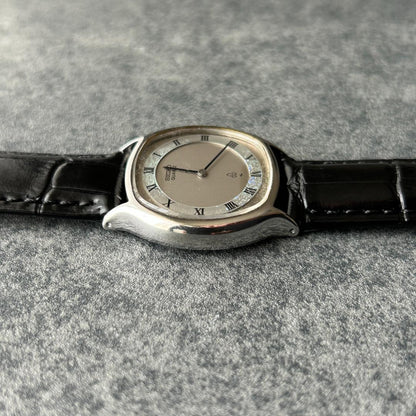 SEIKO 70sSEIKO Roman Silver Quartz Men's Watch — Japanese