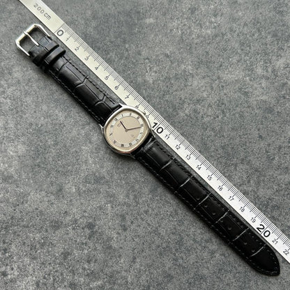 SEIKO 70sSEIKO Roman Silver Quartz Men's Watch — Japanese