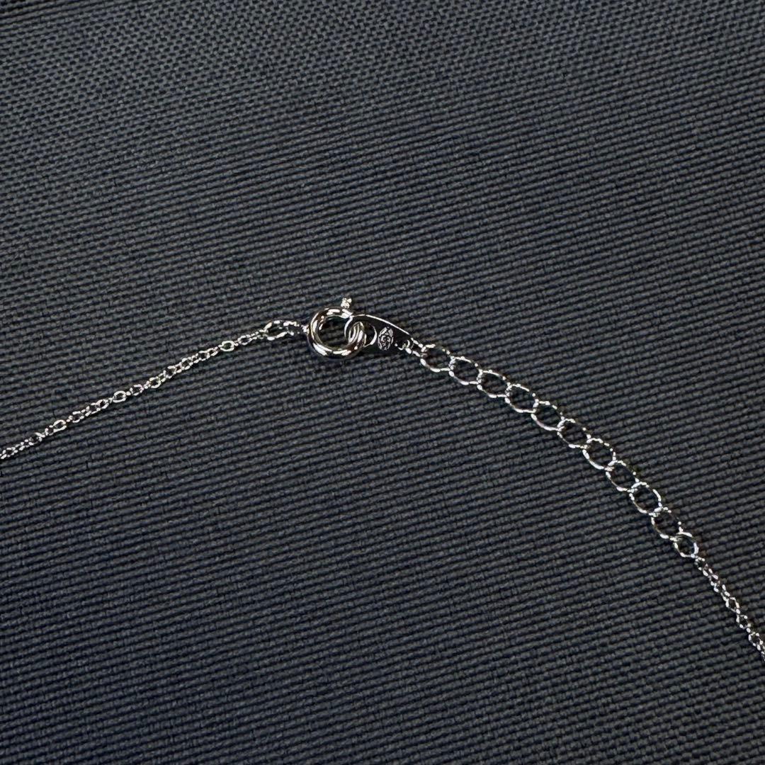 Tasaki freshwater pearl pendant necklace with 6.0mm silver pearl on a silver chain