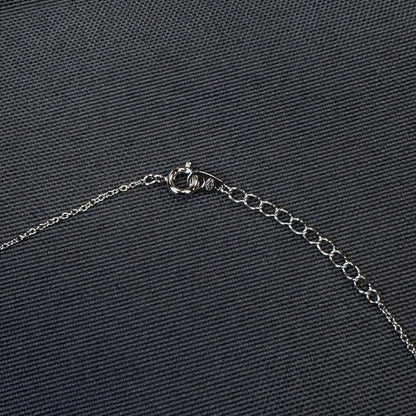 Tasaki freshwater pearl pendant necklace with 6.0mm silver pearl on a silver chain