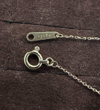 K10 Y-shaped necklace with detachable chain charm, 56 cm length, displayed on white background