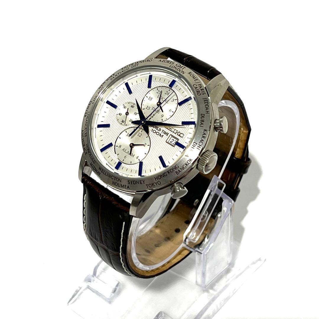 SEIKO 5T82-0AK0 Quartz Men's Watch — Japanese