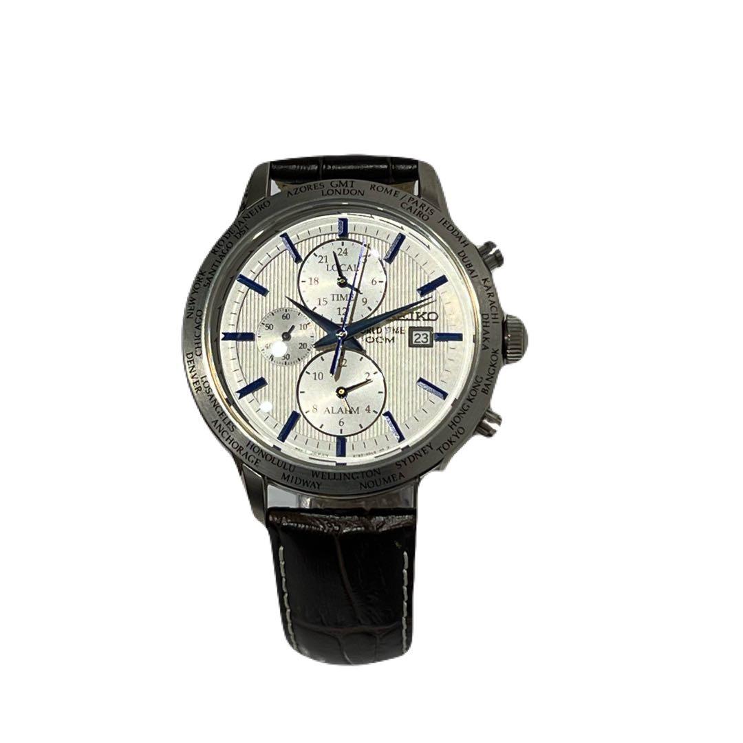 SEIKO 5T82-0AK0 Quartz Men's Watch — Japanese