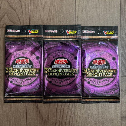 Yu-Gi-Oh V Jump Yu-Gi-Oh! Card 30th Anniversary Demons Pack ×3 + Fate of the Board ×3 Pack — Japanese