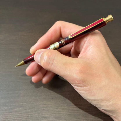 New PILOT Furefure mechanical pencil with 0.5mm tip in marbled pattern and gold accents
