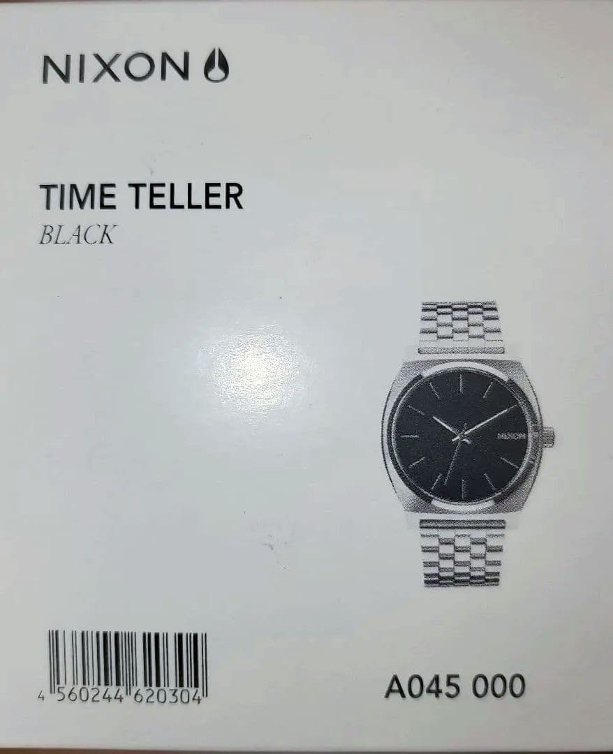 NIXON TIME TELLER BLACK Quartz Men's Watch — Japanese