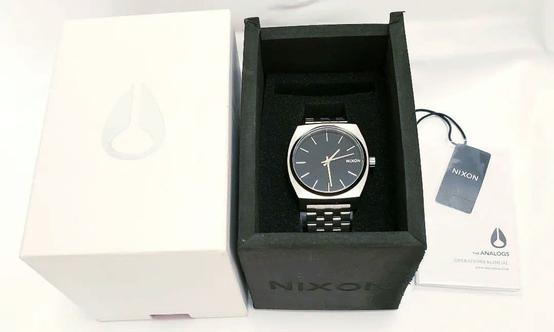 NIXON TIME TELLER BLACK Quartz Men's Watch — Japanese