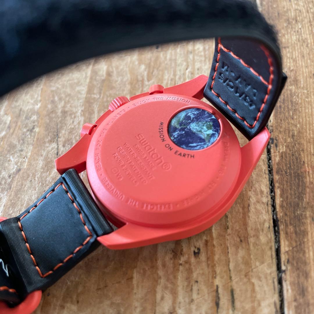 swatch MISSION ON EARTH - LAVA Quartz Men's — Japanese