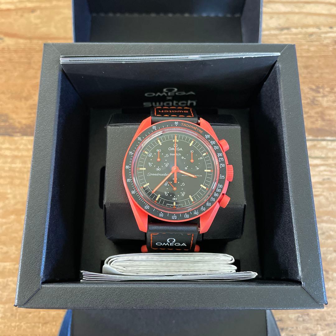 swatch MISSION ON EARTH - LAVA Quartz Men's — Japanese