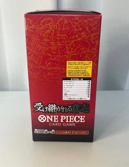 One Piece One Piece Card Game: The Will of the D. 1BOX Tape Cut Item Box — Japanese