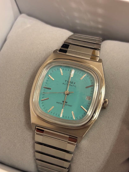 TIMEX Tiffany Blue Men's Watch — Japanese