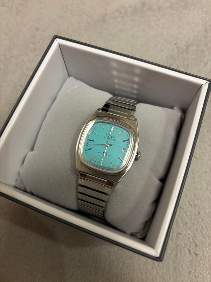 TIMEX Tiffany Blue Men's Watch — Japanese