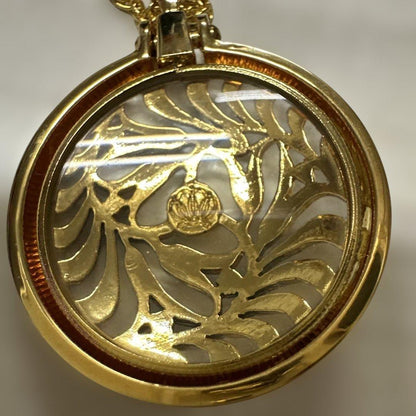 Mikimoto Pearl Loupe Necklace featuring a real pearl pendant on a delicate chain in used condition