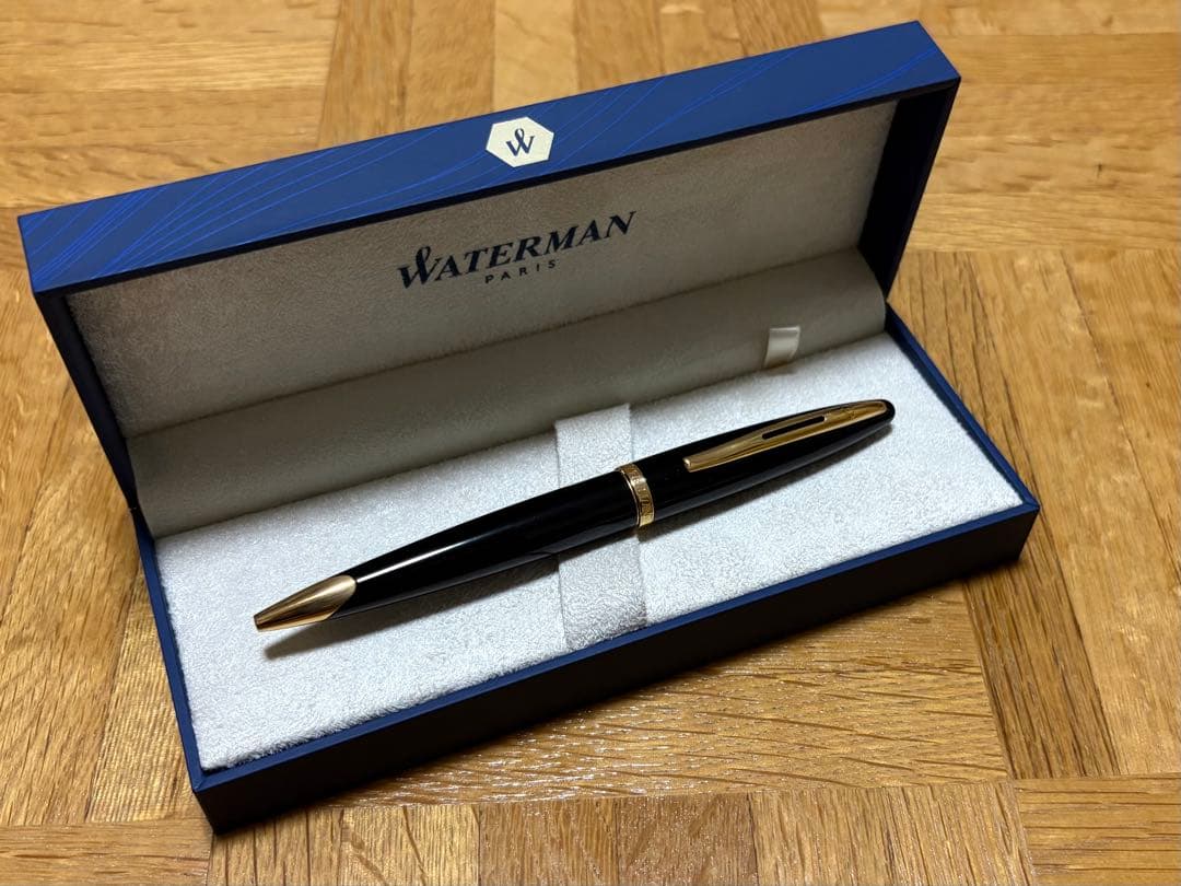 Waterman Karen Black Sea GT ballpoint pen with blue ink and dedicated case