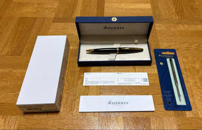 Waterman Karen Black Sea GT ballpoint pen with blue ink and dedicated case