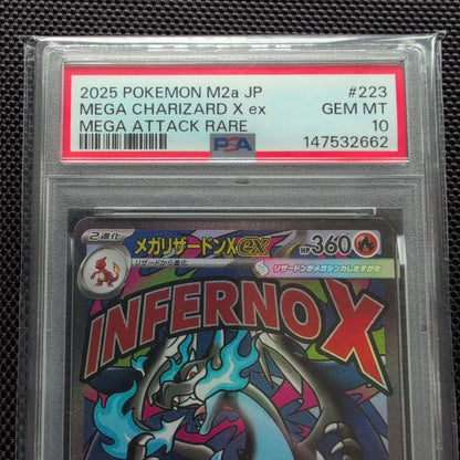 PSA 10 Pokemon Mega Charizard ex MA — M High Class Pack MEGA Dream ex — Japanese