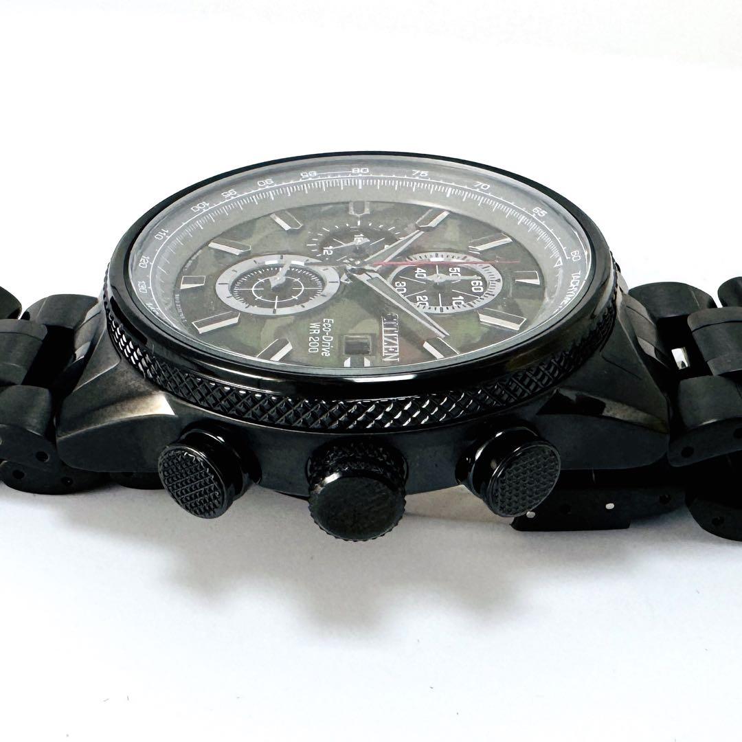 Citizen Night Hawk Chronograph Tachymeter Solar Men's Watch — Japanese