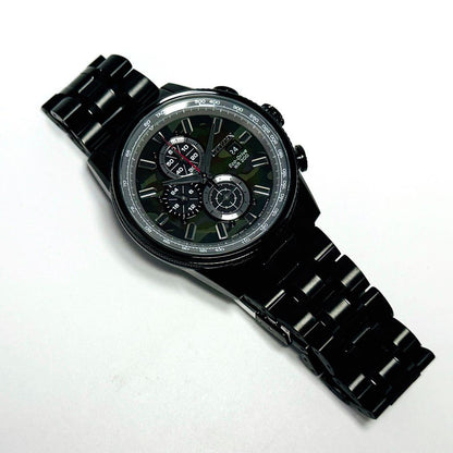 Citizen Night Hawk Chronograph Tachymeter Solar Men's Watch — Japanese