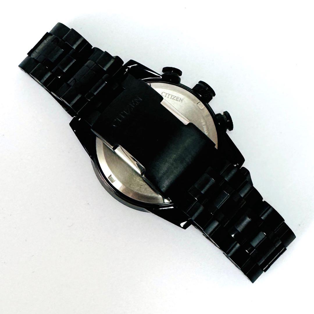 Citizen Night Hawk Chronograph Tachymeter Solar Men's Watch — Japanese