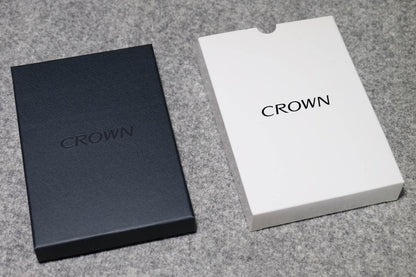 CROWN emblem ornament attached ballpoint pen CROSS model with black barrel and gold accents