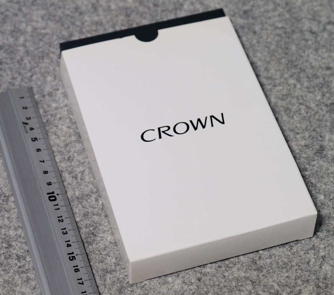 CROWN emblem ornament attached ballpoint pen CROSS model with black barrel and gold accents