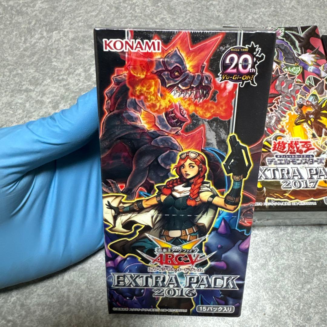 Yu-Gi-Oh Yu-Gi-Oh! Official Card Game Extra Pack 2016-2018 3-Box Set Box — Japanese