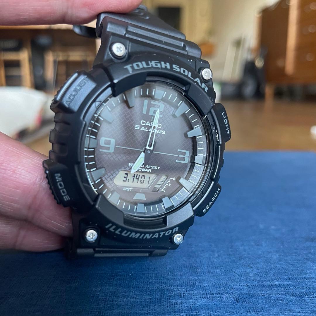 CASIO AE-1200WH-1AVEF Solar Men's Watch — Japanese