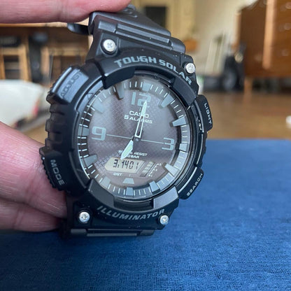 CASIO AE-1200WH-1AVEF Solar Men's Watch — Japanese