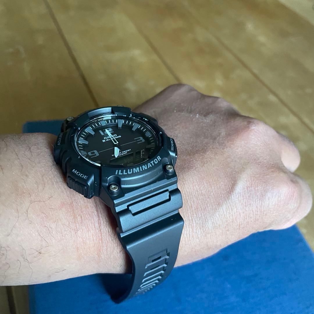 CASIO AE-1200WH-1AVEF Solar Men's Watch — Japanese