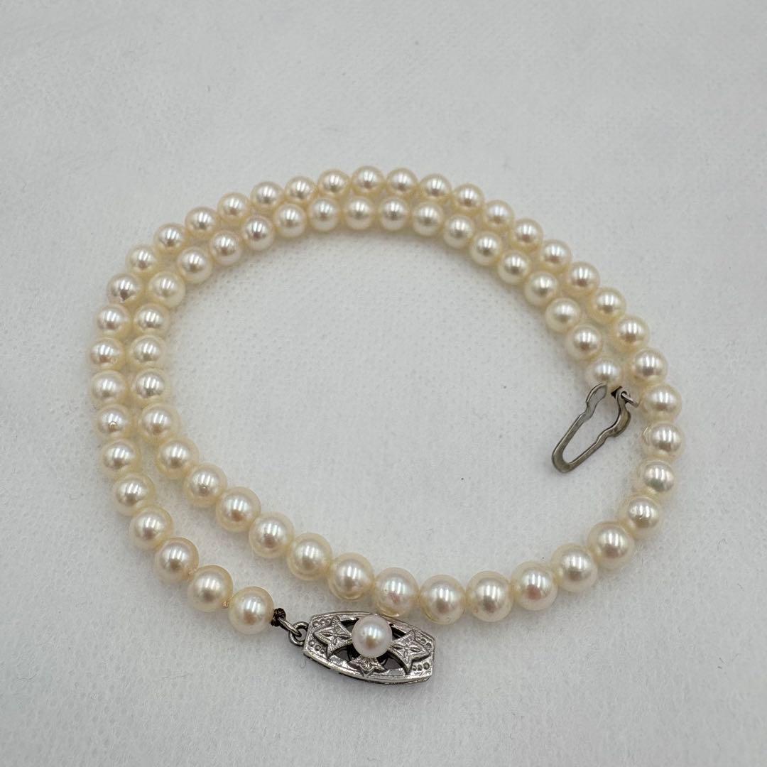 Mikimoto Akoya Pearl Necklace with 5.6mm round pearls and 39cm length