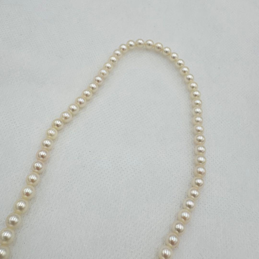 Mikimoto Akoya Pearl Necklace with 5.6mm round pearls and 39cm length