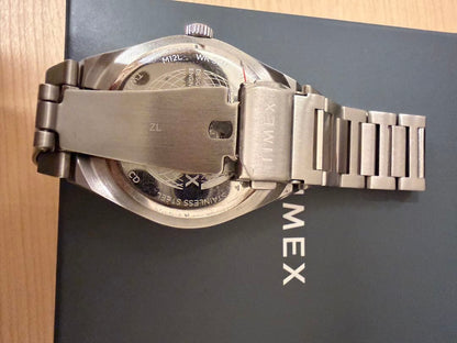 TIMEX Q Timex Continental GMT Quartz Men's Watch — Japanese