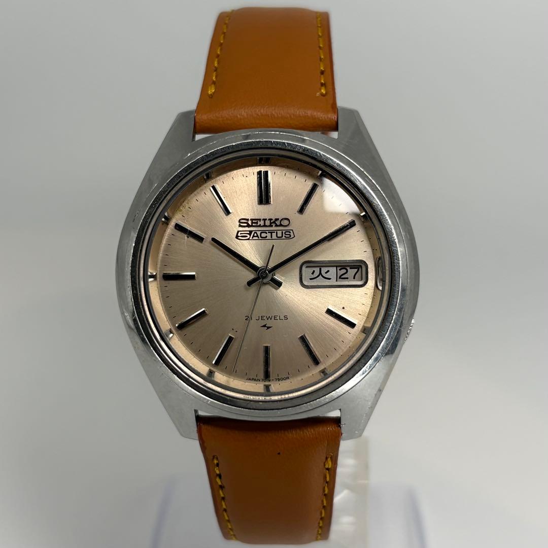 SEIKO 5 Actus 1975 Automatic Men's Watch — Japanese
